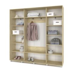 МАРТИН Шкаф-купе с зеркалами Ирландский дуб (2200*450) М423 в Уфе - ufa.mebel24.online | фото 2