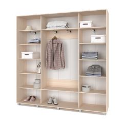 МАРТИН Шкаф-купе с зеркалами Млечный дуб (2200*450) М423 в Уфе - ufa.mebel24.online | фото 2