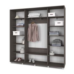 МАРТИН Шкаф-купе с зеркалом Анкор темный (2200*450) М422 в Уфе - ufa.mebel24.online | фото 2