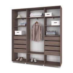 МАРТИН Шкаф-купе Шимо темный (2200*450) М421 в Уфе - ufa.mebel24.online | фото 4