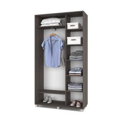 РОЛАНД Шкаф-купе Анкор темный (450*1200) Р421 в Уфе - ufa.mebel24.online | фото 2