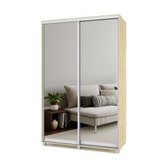 РОЛАНД Шкаф-купе с зеркалами Ирландский дуб (450*1400) Р443 в Уфе - ufa.mebel24.online | фото 2