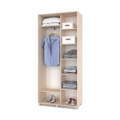 РОЛАНД Шкаф-купе с зеркалами Млечный дуб (450*1000) Р403 в Уфе - ufa.mebel24.online | фото 2