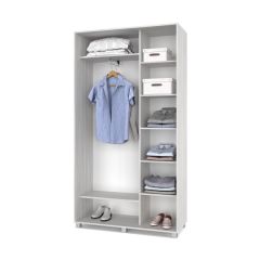 РОЛАНД Шкаф-купе с зеркалами Шимо светлый (450*1200) P423 в Уфе - ufa.mebel24.online | фото 3