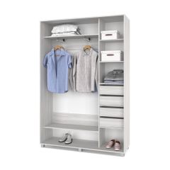 РОЛАНД Шкаф-купе с зеркалами Шимо светлый (450*1200) P423 в Уфе - ufa.mebel24.online | фото 5