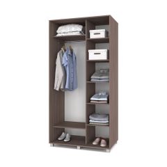 РОЛАНД Шкаф-купе с зеркалами Шимо темный (600*1100) Р613 в Уфе - ufa.mebel24.online | фото 2