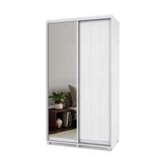 РОЛАНД Шкаф-купе с зеркалом Анкор светлый (450*1200) Р422 в Уфе - ufa.mebel24.online | фото