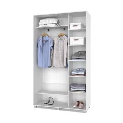 РОЛАНД Шкаф-купе с зеркалом Анкор светлый (450*1300) Р432 в Уфе - ufa.mebel24.online | фото 2