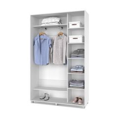 РОЛАНД Шкаф-купе с зеркалом Анкор светлый (450*1400) Р442 в Уфе - ufa.mebel24.online | фото 3