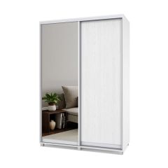 РОЛАНД Шкаф-купе с зеркалом Анкор светлый (450*1500) Р452 в Уфе - ufa.mebel24.online | фото 2