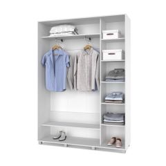 РОЛАНД Шкаф-купе с зеркалом Анкор светлый (450*1600) Р462 в Уфе - ufa.mebel24.online | фото 3