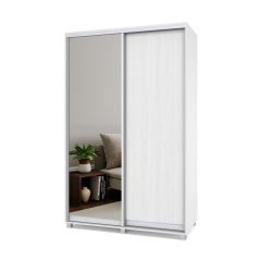 РОЛАНД Шкаф-купе с зеркалом Анкор светлый (600*1400) Р642 в Уфе - ufa.mebel24.online | фото