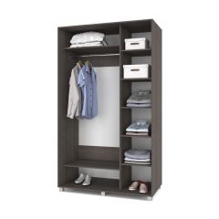 РОЛАНД Шкаф-купе с зеркалом Анкор темный (600*1400) Р642 в Уфе - ufa.mebel24.online | фото 2