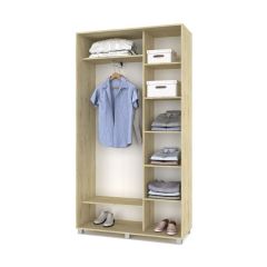 РОЛАНД Шкаф-купе с зеркалом Ирландский дуб (450*1200) Р422 в Уфе - ufa.mebel24.online | фото 2