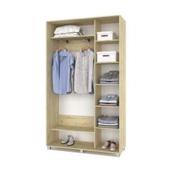 РОЛАНД Шкаф-купе с зеркалом Ирландский дуб (450*1300) Р432 в Уфе - ufa.mebel24.online | фото 3