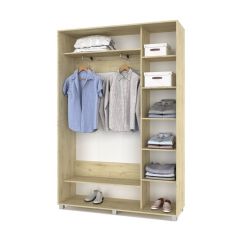 РОЛАНД Шкаф-купе с зеркалом Ирландский дуб (450*1500) Р452 в Уфе - ufa.mebel24.online | фото 3