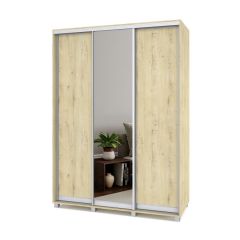 РОЛАНД Шкаф-купе с зеркалом Ирландский дуб (450*1600) Р462 в Уфе - ufa.mebel24.online | фото 2