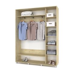 РОЛАНД Шкаф-купе с зеркалом Ирландский дуб (450*1700) Р472 в Уфе - ufa.mebel24.online | фото 2