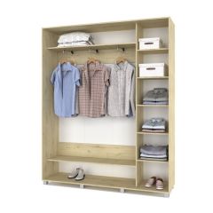 РОЛАНД Шкаф-купе с зеркалом Ирландский дуб (450*1800) Р482 в Уфе - ufa.mebel24.online | фото 2