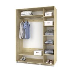 РОЛАНД Шкаф-купе с зеркалом Ирландский дуб (600*1700) Р672 в Уфе - ufa.mebel24.online | фото 2