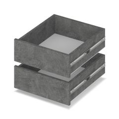 РОЛАНД Шкаф-купе с зеркалом Камень темный (600*1300) Р632 в Уфе - ufa.mebel24.online | фото 3