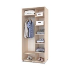 РОЛАНД Шкаф-купе с зеркалом Млечный дуб (600*1000) Р602 в Уфе - ufa.mebel24.online | фото 2