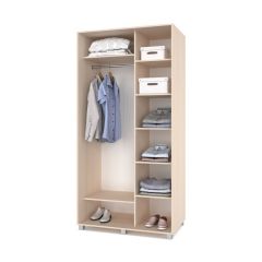 РОЛАНД Шкаф-купе с зеркалом Млечный дуб (600*1100) Р612 в Уфе - ufa.mebel24.online | фото 2