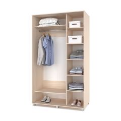 РОЛАНД Шкаф-купе с зеркалом Млечный дуб (600*1300) Р632 в Уфе - ufa.mebel24.online | фото 2