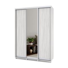РОЛАНД Шкаф-купе с зеркалом Шимо светлый (450*1600) Р462 в Уфе - ufa.mebel24.online | фото 2