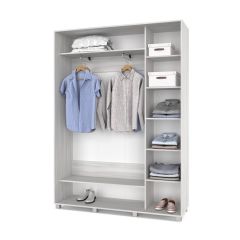 РОЛАНД Шкаф-купе с зеркалом Шимо светлый (450*1600) Р462 в Уфе - ufa.mebel24.online | фото 3