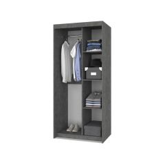 ТОМАС Шкаф-купе Камень темный - Ирландский дуб Т21 в Уфе - ufa.mebel24.online | фото 2