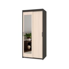 ТОМАС Шкаф-купе с зеркалом Венге/Млечный дуб Т22 в Уфе - ufa.mebel24.online | фото