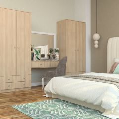 Шкаф Нина (М6) Ясень шимо светлый в Уфе - ufa.mebel24.online | фото