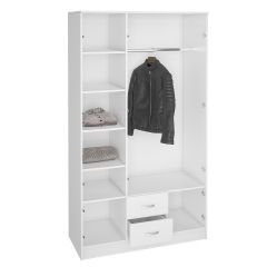 Шкаф Ронда ШК-3 с зеркалом (Белый) в Уфе - ufa.mebel24.online | фото 2