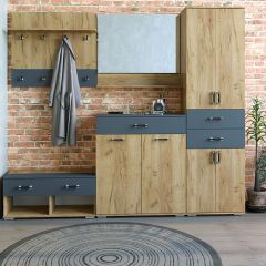 Шкаф с ящиками НКМ Бостон Секция 6 в Уфе - ufa.mebel24.online | фото 2