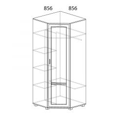Шкаф угловой №243 Белла в Уфе - ufa.mebel24.online | фото 2