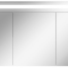 Шкаф-зеркало Аврора 100 с подсветкой LED Домино (DV8012HZ) в Уфе - ufa.mebel24.online | фото