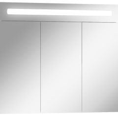 Шкаф-зеркало Аврора 80 с подсветкой LED Домино (DV8009HZ) в Уфе - ufa.mebel24.online | фото