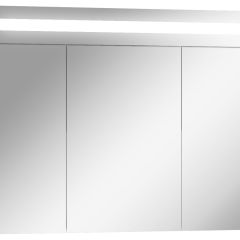 Шкаф-зеркало Аврора 90 с подсветкой LED Домино (DV8011HZ) в Уфе - ufa.mebel24.online | фото 1