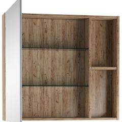 Шкаф-зеркало Craft 80 левый/правый Домино (DCr2204HZ) в Уфе - ufa.mebel24.online | фото 2