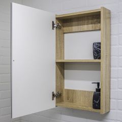 Шкаф-зеркало Мечта 40 Дуб сонома АЙСБЕРГ (DM2317HZ) в Уфе - ufa.mebel24.online | фото 6