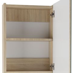 Шкаф-зеркало Мечта 40 Дуб сонома АЙСБЕРГ (DM2317HZ) в Уфе - ufa.mebel24.online | фото 2