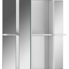 Шкаф-зеркало Норма 2-60 левый АЙСБЕРГ (DA1611HZ) в Уфе - ufa.mebel24.online | фото 2