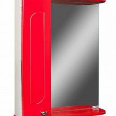 Шкаф-зеркало Радуга Красный 50 левый АЙСБЕРГ (DA1122HZR) в Уфе - ufa.mebel24.online | фото