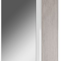 Шкаф-зеркало Uno 60 Дуб серый левый/правый Домино (DU1503HZ) в Уфе - ufa.mebel24.online | фото