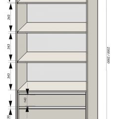 Спальня Серый камень + Кровать (серии «ГЕСТИЯ») в Уфе - ufa.mebel24.online | фото 9