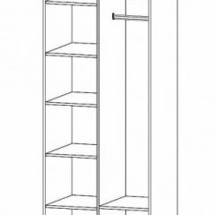 ГАММА Спальный гарнитур (модульный) дуб вотан в Уфе - ufa.mebel24.online | фото 10