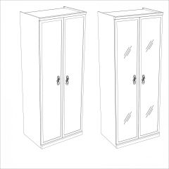Спальня модульная Мишель (белый матовый/экокожа) в Уфе - ufa.mebel24.online | фото 7
