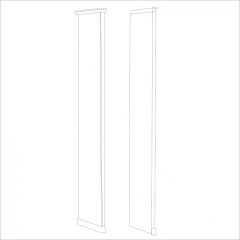 Спальня модульная Мишель (белый матовый/экокожа) в Уфе - ufa.mebel24.online | фото 15