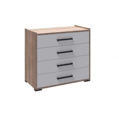 Спальня Соната Комод (Белый/Дуб крафт золотой) в Уфе - ufa.mebel24.online | фото
